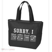 Sorry I DGAF Funny Hidden Message Guitar Chords Tote Bag thumb 3