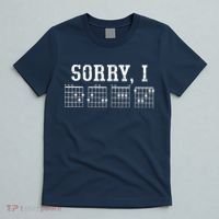 Sorry I DGAF Funny Message Guitar Chords Guitarist Gift T-Shirt thumb 5