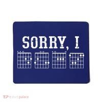 Sorry I DGAF Funny Message Guitar Chords Guitarist Gift Mousepad thumb 0