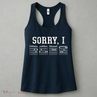 Sorry I DGAF Funny Message Guitar Chords Guitarist Gift Women's Tank Top thumb 3