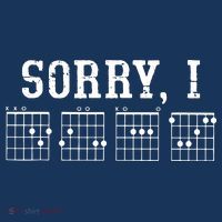 Sorry I DGAF Funny Message Guitar Chords Guitarist Gift Women's Tank Top thumb 5