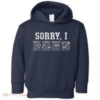 Sorry I DGAF Funny Message Guitar Chords Guitarist Gift Toddler Hoodie thumb 0