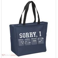 Sorry I DGAF Funny Message Guitar Chords Guitarist Gift Tote Bag thumb 2