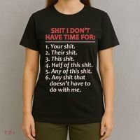 Shit I DonT Have Time For Funny Mocking Bull Graphic T-Shirt thumb 4