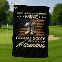 Someone In Detroit Loves Me Golf Towel thumb 1