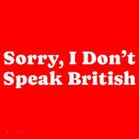 Sorry I DonT Speak British Funny Gag Gift Santa Hat thumb 1