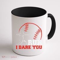 Steal I Dare You Baseball Catcher Baseball Player Coffee Mug thumb 1