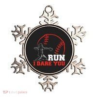 Steal I Dare You Baseball Catcher Baseball Player Ornament thumb 0
