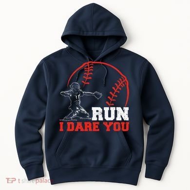 Steal I Dare You Baseball Catcher Baseball Player Hoodie