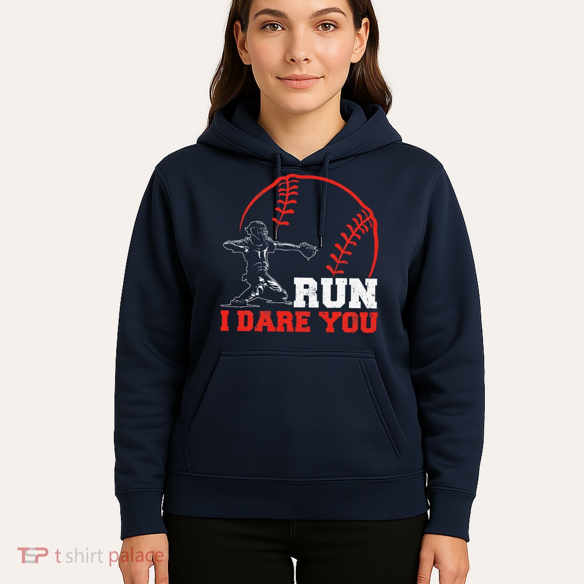 Steal I Dare You Baseball Catcher Baseball Player Hoodie
