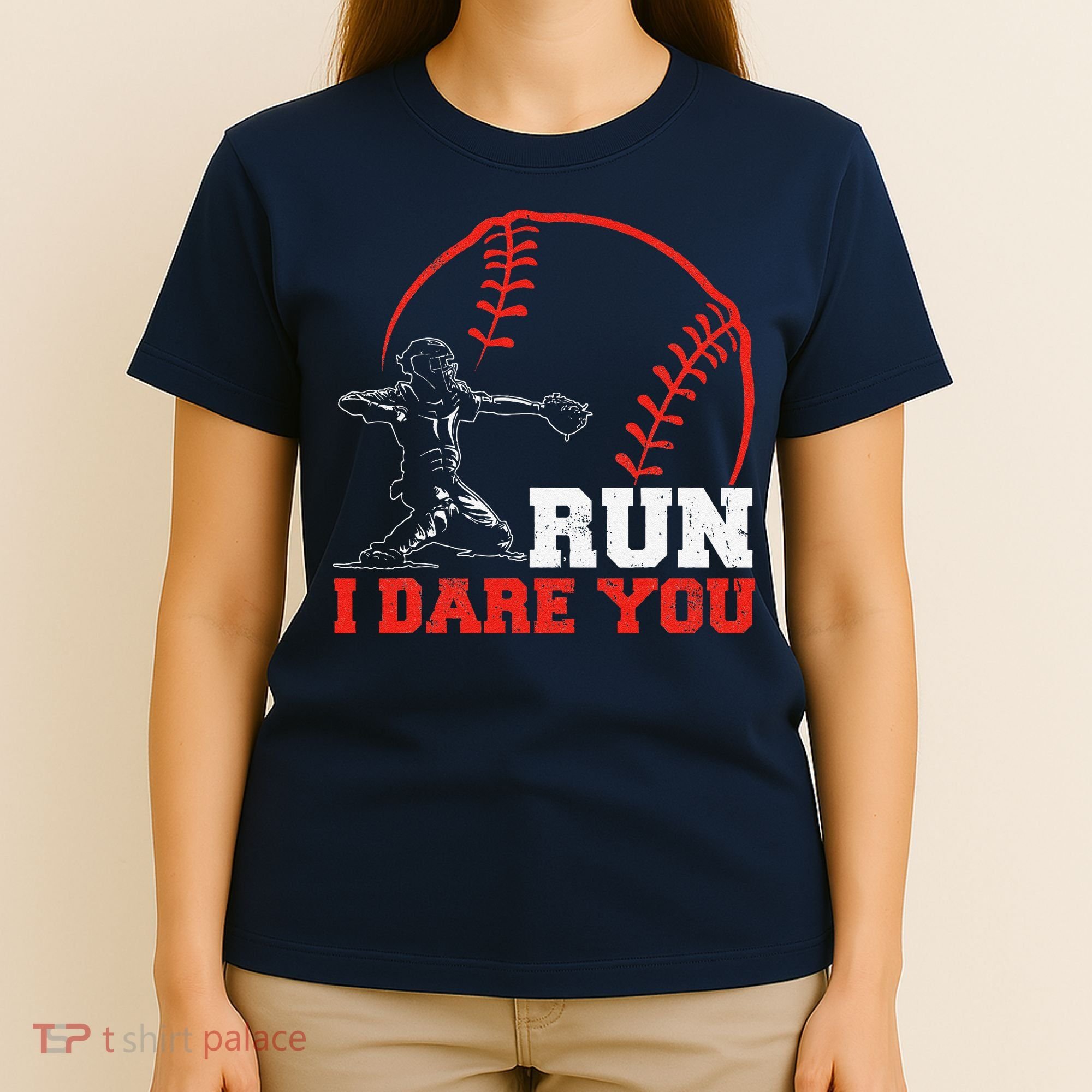 Steal I Dare You Baseball Catcher Baseball Player T-Shirt