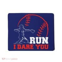 Steal I Dare You Baseball Catcher Baseball Player Mousepad thumb 0