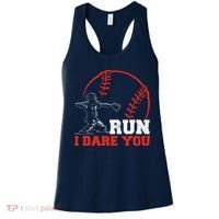 Steal I Dare You Baseball Catcher Baseball Player Women's Tank Top thumb 0