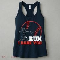 Steal I Dare You Baseball Catcher Baseball Player Women's Tank Top thumb 3