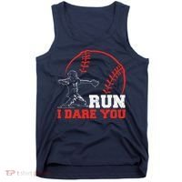Steal I Dare You Baseball Catcher Baseball Player Tank Top thumb 0
