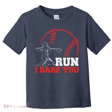 Steal I Dare You Baseball Catcher Baseball Player Toddler T-Shirt