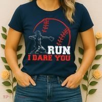 Steal I Dare You Baseball Catcher Baseball Player Women's T-Shirt thumb 2
