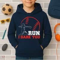 Steal I Dare You Baseball Catcher Baseball Player Kids Hoodie thumb 2