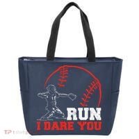 Steal I Dare You Baseball Catcher Baseball Player Tote Bag thumb 0