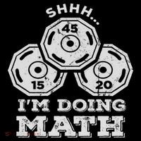 Shhh I'm Doing Math Funny Weight Lifting Workout Training Toddler Hoodie thumb 2