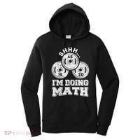 Shhh IM Doing Math Funny Weight Lifting Workout Training Women's Hoodie thumb 0