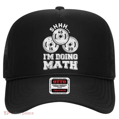 Shhh IM Doing Math Funny Weight Lifting Workout Training Hat