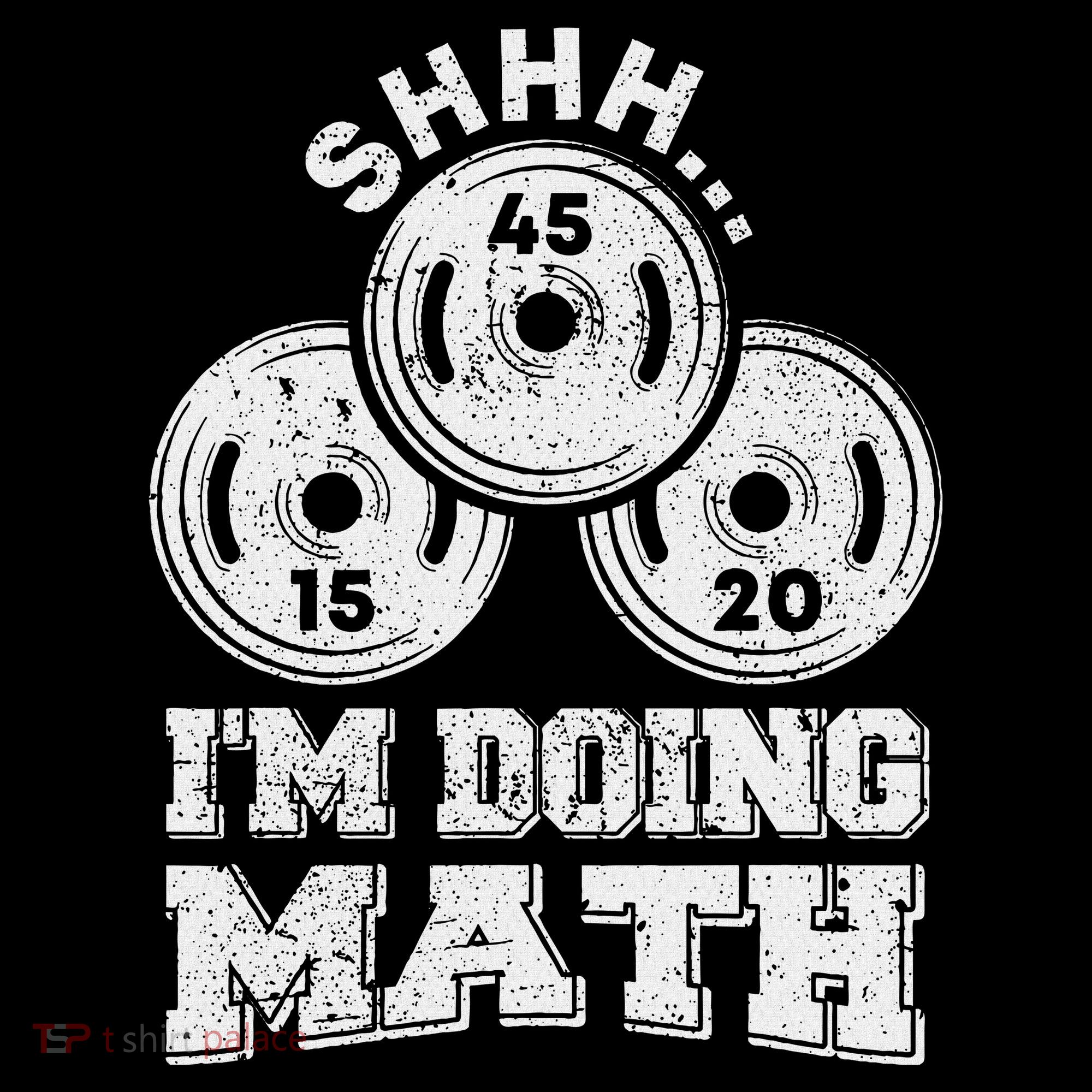 Shhh IM Doing Math Funny Weight Lifting Workout Training Toddler Hoodie