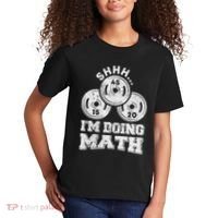 Shhh IM Doing Math Funny Weight Lifting Workout Training Kids T-Shirt thumb 2