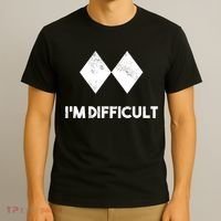 Ski I'm Difficult Funny Gift Skiing Lovers Skiers Snowboard Snowboarder Gift T-Shirt thumb 3