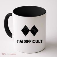 Ski I'm Difficult Funny Gift Skiing Lovers Skiers Snowboard Snowboarder Gift Coffee Mug thumb 0