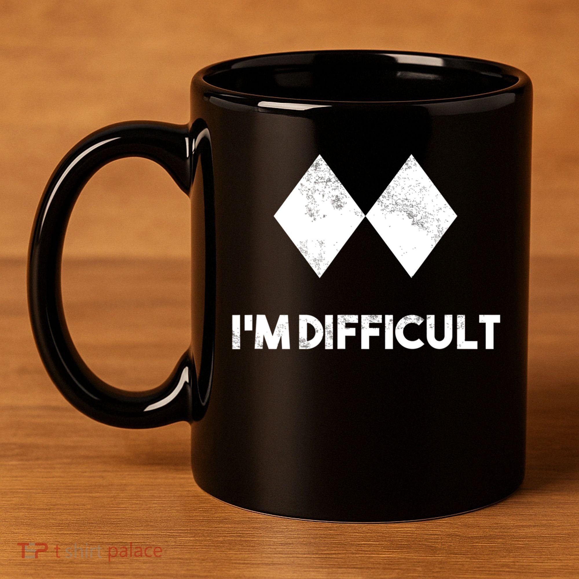 Ski I'm Difficult Funny Gift Skiing Lovers Skiers Snowboard Snowboarder Gift 11oz C Handle Ceramic Mug
