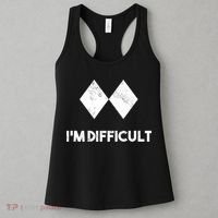 Ski I'm Difficult Funny Gift Skiing Lovers Skiers Snowboard Snowboarder Gift Women's Tank Top thumb 3