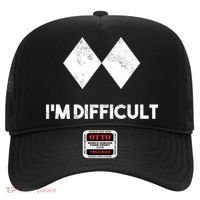 Ski I'm Difficult Funny Gift Skiing Lovers Skiers Snowboard Snowboarder Gift Hat thumb 0