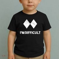 Ski I'm Difficult Funny Gift Skiing Lovers Skiers Snowboard Snowboarder Gift Toddler T-Shirt thumb 2