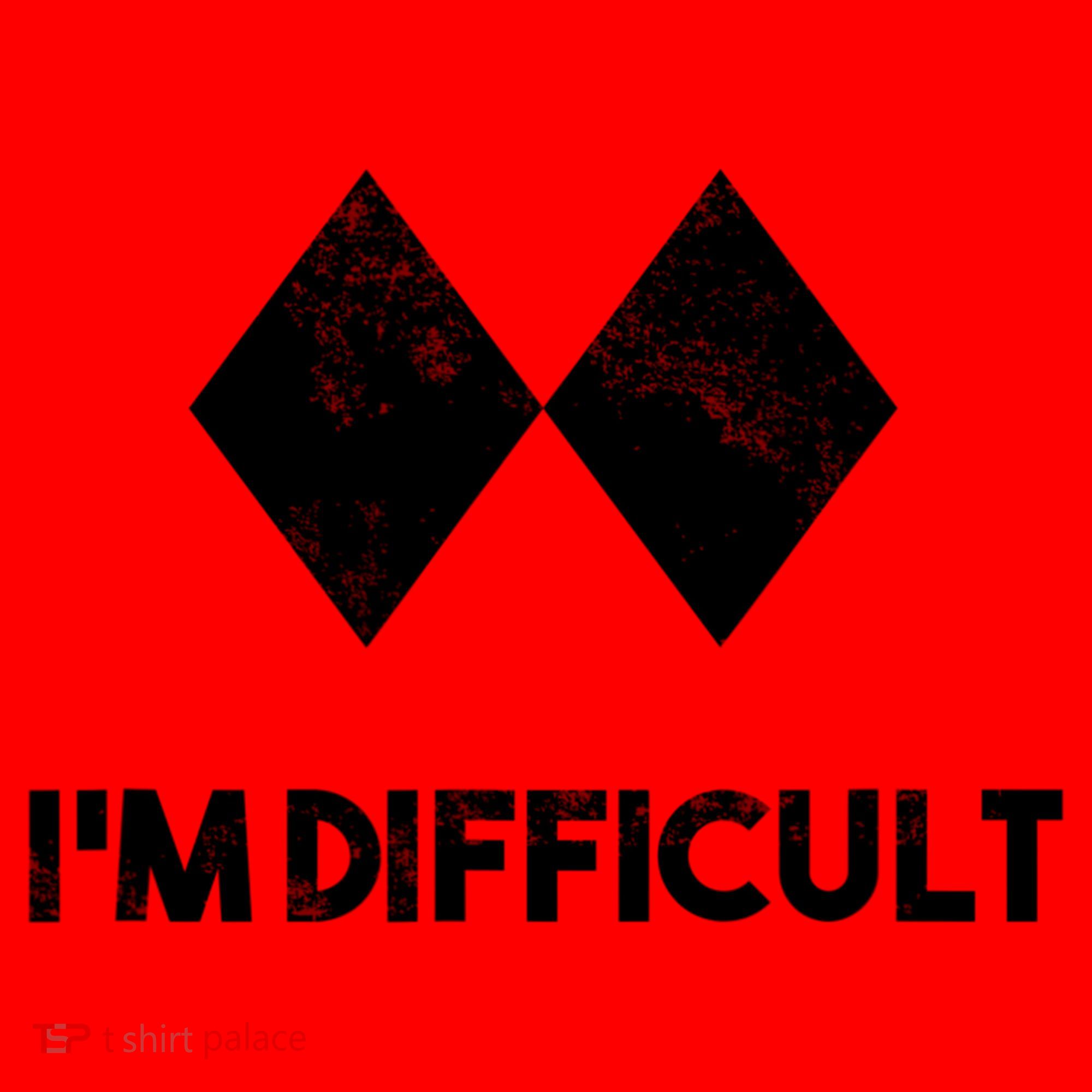 Ski I'm Difficult Funny Gift Skiing Lovers Skiers Snowboard Snowboarder Gift Santa Hat