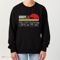 Sorry I Dgaf Hidden Message Guitar Women's Sweatshirt thumb 0