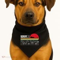 Sorry I Dgaf Hidden Message Guitar USA-Made Doggie Bandana thumb 1