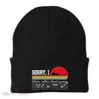 Sorry I Dgaf Hidden Message Guitar Beanie thumb 0