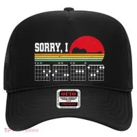 Sorry I Dgaf Hidden Message Guitar Hat thumb 0