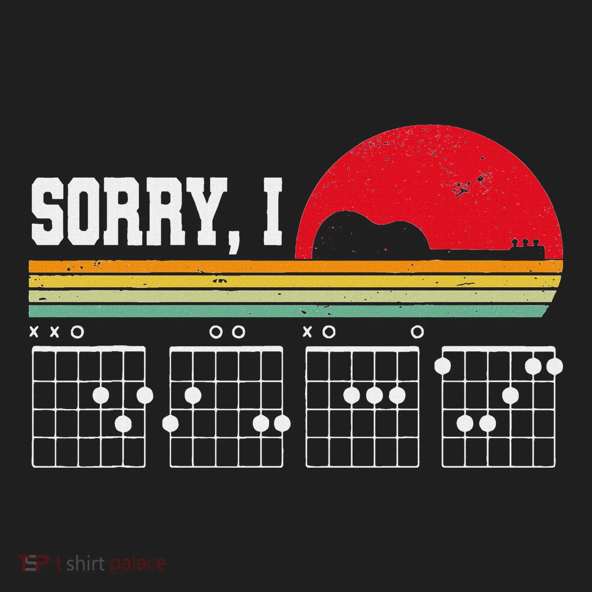 Sorry I Dgaf Hidden Message Guitar Hat