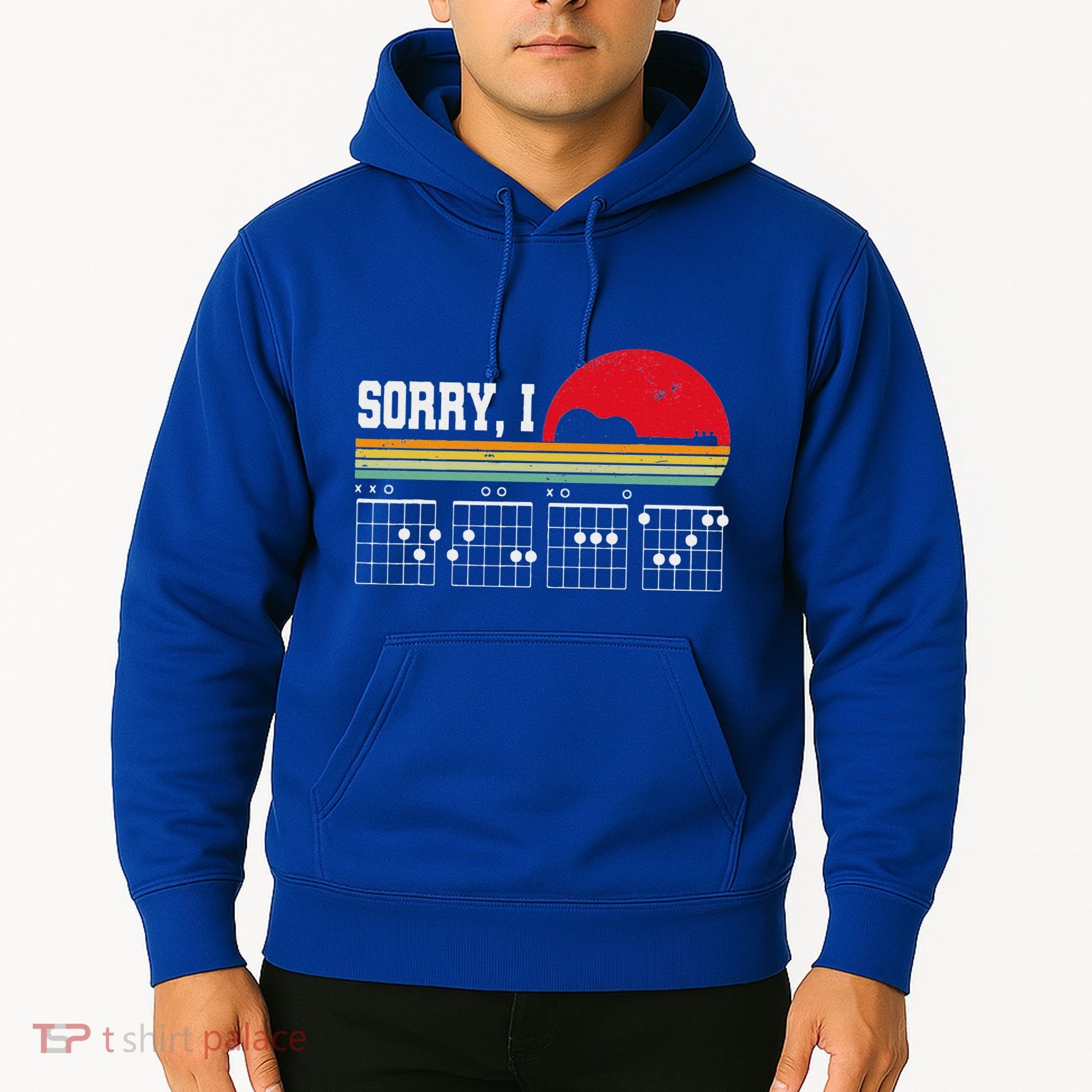 Sorry I Dgaf Hidden Message Guitar Hoodie