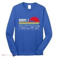 Sorry I Dgaf Hidden Message Guitar Long Sleeve Shirt thumb 0