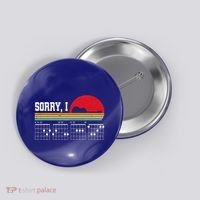 Sorry I Dgaf Hidden Message Guitar Button thumb 0