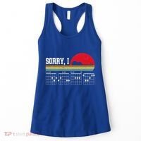 Sorry I Dgaf Hidden Message Guitar Women's Tank Top thumb 0