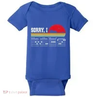 Sorry I Dgaf Hidden Message Guitar Baby Bodysuit thumb 0