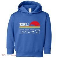 Sorry I Dgaf Hidden Message Guitar Toddler Hoodie thumb 0