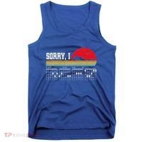 Sorry I Dgaf Hidden Message Guitar Tank Top thumb 0