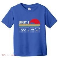 Sorry I Dgaf Hidden Message Guitar Toddler T-Shirt thumb 0