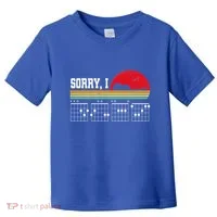 Sorry I Dgaf Hidden Message Guitar Toddler T-Shirt thumb 0