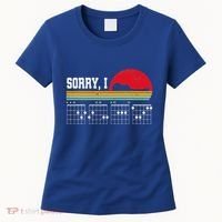 Sorry I Dgaf Hidden Message Guitar Women's T-Shirt thumb 0